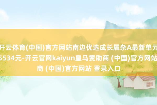 开云体育(中国)官方网站南边优选成长羼杂A最新单元净值为3.5534元-开云官网kaiyun皇马赞助商 (中国)官方网站 登录入口