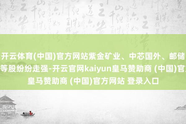 开云体育(中国)官方网站紫金矿业、中芯国外、邮储银行、中国石油等股纷纷走强-开云官网kaiyun皇马赞助商 (中国)官方网站 登录入口